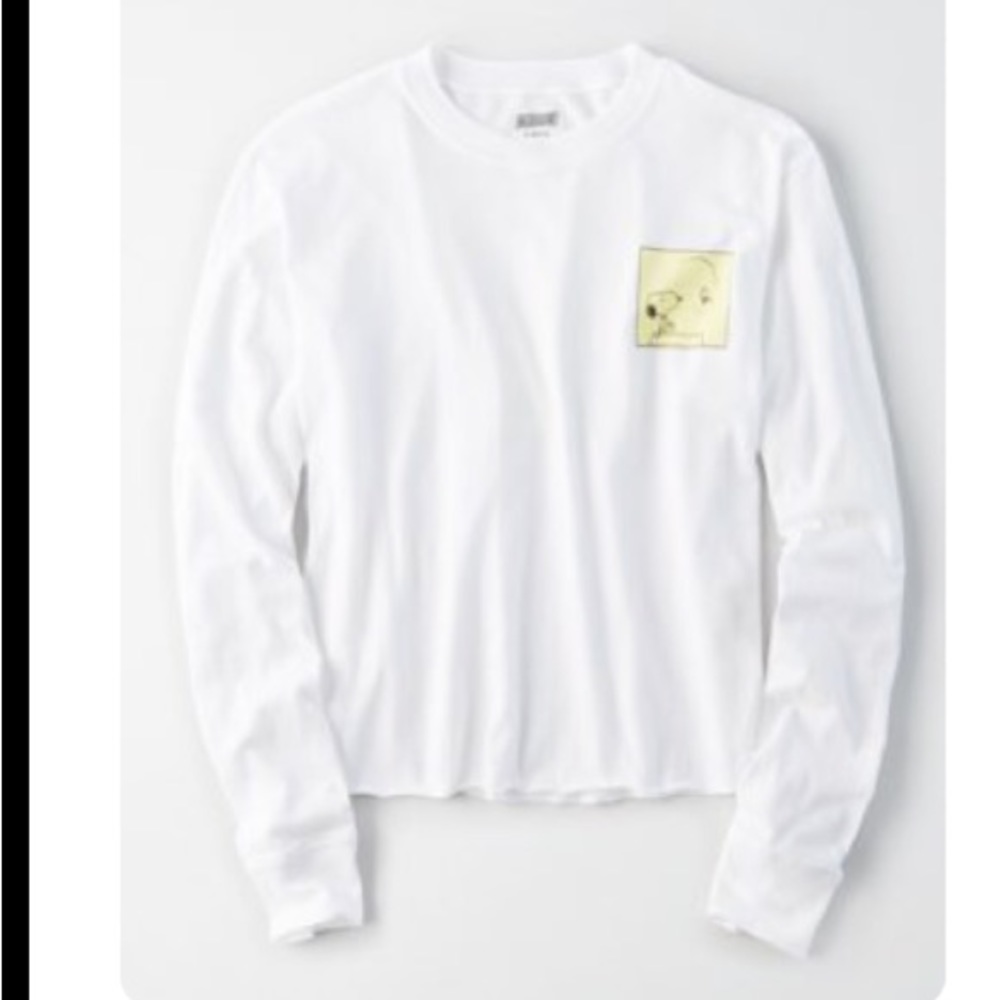 PEANUTS Long-Sleeve Slight Crop
